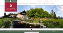 Desktop Screenshot of gruenwalderhof.at